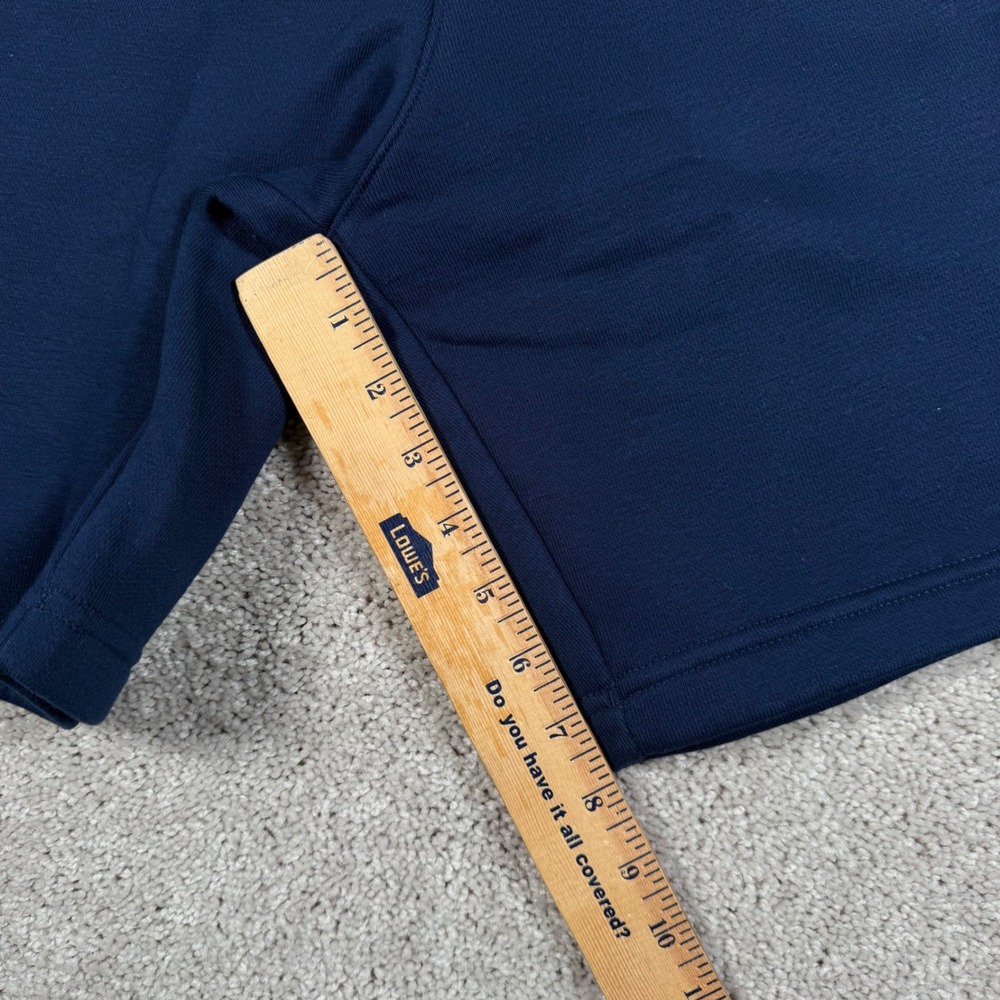 NWT‎ Adidas Originals Essential Short 2XL Mens Navy Blue Trefoil Logo Gym Casual - Picture 3 of 10